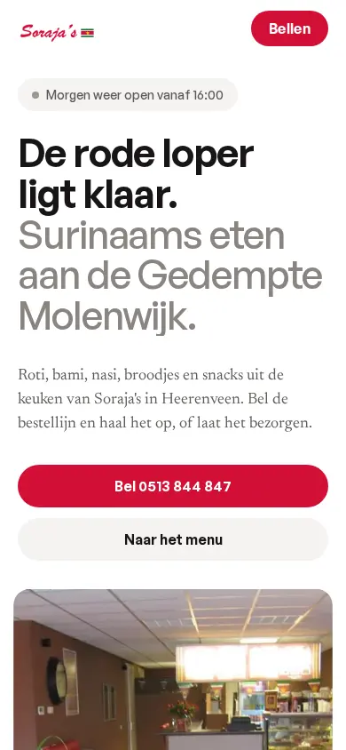 Voorstel B op een telefoon